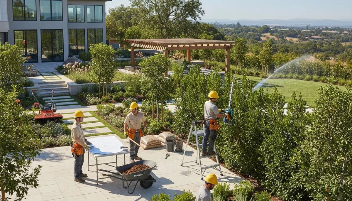 Philadelphia, PA landscape design by Arbor Tree Care creating practical, attractive outdoor spaces around trees