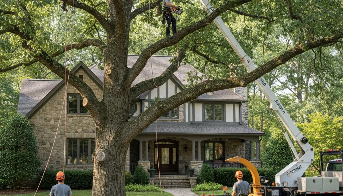 Tree removal crew serving Philadelphia, PA for safe residential and commercial tree services